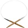 ChiaoGoo Circular 16-inch (41cm) Bamboo Dark Patina Knitting Needle; Size US 11 (8mm) 2016-11