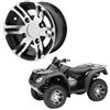 Fabater Cerchione ATV, Cerchione ATV in Lega di Alluminio 10 Pollici, Universale per Fuoristrada Fai-da-Te, Go Kart, Quad, ATV (Ruota Anteriore)