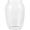 Zerodeko Paralume in Vetro per Lampada a Cherosene Retrò, Copertura per Lampada ad Olio Tonda Vintage, Facile da Pulire Installazione Semplice per Decorazioni Esterne
