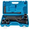 FROPIJ Moltiplicatore di coppia 4800 Nm, amplificatore di coppia 1:64, con asta di prolunga e 4 inserti per chiavi a bussola, amplificatore dinamometrico, set di chiavi per ruote e cambio ruota