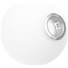 HAMPPLIES Abat Jour in Vetro Bianco di Ricambio a Forma di Globo per Lampadari e Lampade a Sospensione, Paralume Moderno Protezione Occhi per Soggiorno e Caffè