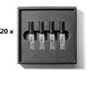Gammon 20 x GAMMON Black Notes Perfume Explorer Set (4x2 ml) Set di degustazione di profumi da uomo con un contenuto di olio di fragranza del 20%