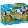 PLAYMOBIL Dinos Drone di osservazione con Dimorphodon, 49 pezzi, set di costruzione dai 4 anni in su
