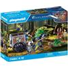 PLAYMOBIL Novelmore Convoi con banditi, cavalieri e ladri, carrozza, cavallo e tesoro, 4+ anni