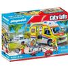 PLAYMOBIL Ambulanza con luci e suoni, City Action Les Secouristes, set di gioco 71202