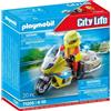 PLAYMOBIL City Action Medico di emergenza con moto, effetti luminosi, 20 pezzi, dai 4 anni in su