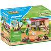 PLAYMOBIL Bambini con conigliera, animali della fattoria, 41 pezzi, dai 5 anni in su, multicolore