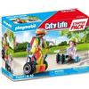 PLAYMOBIL City Action Soccorritore con gyropode, Starter Pack, 34 pezzi, multicolore, dai 4 anni in su