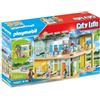 PLAYMOBIL City Life Scuola Aménagée 71327, 282 pezzi, con ascensore e giardino pensile, 4+ anni