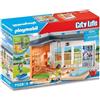 PLAYMOBIL Palestra City Life, Scuola, 71328, con 3 personaggi e attrezzi sportivi, 72 pezzi, 4+ anni