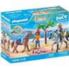 PLAYMOBIL Amélia e Ben con i cavalli Horses of Waterfall, 2 personaggi, 2 cavalli, dai 4 anni in su, 71470