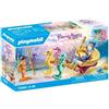 PLAYMOBIL 71500 Carrozza con sirene e cavallucci marini, giocattolo per bambini dai 4 anni in su, con 3 cavallucci marini, per superfici lisce