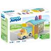 PLAYMOBIL Junior Camion e officina, operaio edile, dai 12 mesi, giocattolo da costruzione