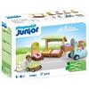 PLAYMOBIL JuniorFrutta e verdura, dai 12 mesi, carrello della spesa, mattoncini da costruzione, plastica a base vegetale
