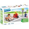 PLAYMOBIL Junior Eroi di tutti i giorni, 71692, giocattoli per bambini dai 12 mesi in su, poliziotto, pompiere, medico