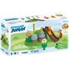 PLAYMOBIL Junior Winnie the Pooh e Tigro con l'apiario, Disney, dai 12 mesi, 71694