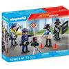 Playmobil Set PLAYMOBIL Polizia, 4 poliziotti, Action Heroes, 35 pezzi, dai 4 anni in su
