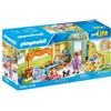 PLAYMOBIL Stazione di cura per cani, 71743 My Life, con 8 cani e guardiano, 94 pezzi, dai 4 anni in su