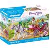 PLAYMOBIL Carrozza con coppia principesca e cocchiere, serie 71846, giocattoli fiabeschi