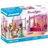 PLAYMOBIL Camera da letto della principessa con letto a baldacchino, personaggio, tappeto, 3 abiti, accessori, 71847