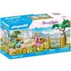 PLAYMOBIL Divertimento nel giardino reale con i bambini, 71849, con accessori, gioco del croquet, tabellone per il gioco del tris