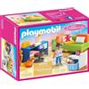 PLAYMOBIL 70209 Camera dei bambini con divano letto, casa tradizionale, 43 pezzi, con personaggio, blocco note incluso