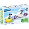 PLAYMOBIL Junior Mickey e Minnie Treno delle nuvole, 71697, Junior & Disney, Minnie e Mickey inclusi, Dai 12 mesi in su