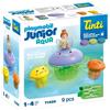 Playmobil Giocattoli da bagno, PLAYMOBIL Junior Famiglia delle meduse, Aqua Tinti, 12+ mesi, con pastiglie da bagno alla fragola