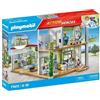 PLAYMOBIL Ospedale 71615 Action Heroes, L'ospedale, 165 pezzi, con tetto verde