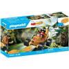 PLAYMOBIL Funstars Bananen Kart 71717, 31 pezzi, dai 4 anni in su, personaggi e accessori inclusi