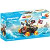 PLAYMOBIL Barca a motore dei pirati, 71720, Nave pirata, 45 pezzi, Dai 4 anni in su, Funstars