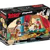 PLAYMOBIL Asterix Cesare e Cleopatra, 71270, 2 personaggi, 1 leopardo, con accessori, dai 5 anni in su