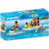 PLAYMOBIL My Life Vacanze al mare, moto d'acqua con banana boat, 4 personaggi, 22 pezzi, delfino incluso
