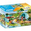 PLAYMOBIL Vacanciers con tenda, My Life Camping, 54 pezzi, dai 4 anni in su
