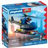 Playmobil Elicottero della polizia PLAYMOBIL 72080, giocattolo per missioni di inseguimento aereo, soccorso e sorveglianza