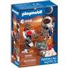 PLAYMOBIL Astronauta ESA con robot, set da gioco spaziale, 42 pezzi, dai 4 anni in su