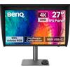 BENQ PD2770U Monitor Gaming, 27 ", UHD 4K, 3840 x 2160 Pixel, tempo di risposta 5 ms, refresh rate 76 Hz