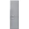 SMEG FRIGORIFERO COMBINATO SMEG FAB32RSV6, Capacità netta totale 331 l, Rumorosità: 35 dB(A), 3 ripiani, Dimensioni: L 60,1 cm A 196,8 P 72,8 cm, Silver, Classe C