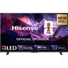 HISENSE 55Q7S PRO, Smart TV QLED 144Hz 55" 4K, Audio Dolby Atmos, VIDAA OS con 1000+ APP, Vision IQ, HDR 10+, Native Game Mode, AirPlay2, Alexa Built-in, lativù 4K