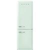 SMEG FRIGORIFERO COMBINATO SMEG FAB32RPG6, Capacità netta totale 331 l, Rumorosità: 35 dB(A), 3 ripiani, Dimensioni: L 60,1 cm A 196,8 P 72,8 cm, Green, Classe C