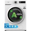 MIDEA MF110W70BA10/W-IT LAVATRICE, Caricamento frontale, 7 kg, 15 programmi, Profondità 53,5 cm, Giri 1400 rpm, Classe A