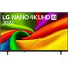 LG NANO 4K UHD AI NU85 55NU850B6LA TV LED, SMART TV, 55 ", Processore a7 Gen9, Charcoal Black, Classe F
