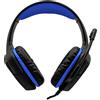 XTREME CUFFIA GAMING+MIC. BURIAN CUFFIE GAMING, NERO/BLU