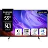 SAMSUNG OLED AI TV 55" QE55S85HAEXZT 4K, Processore NQ4 Gen2, 4K Upscaling, Schermo antiriflesso, HDR, Motion Xcelerator 120Hz, Dolby Atmos & OTS Lite, Contour Design, Vision Smart TV, 2026