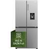 HAIER HCR3818DWMM frigorifero americano, Sistema Multi Flow, Capacità Netta Totale 463 litri, funzione Haier Daylight, Classe D, Abbonamento DAZN Full 6 mesi incluso