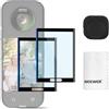 NEEWER Protezione per Schermo/Lente Compatibile con Insta360 X5 X4 Action Cam, Pellicola Protettiva per Schermo Temperato (2pz), Cap Custodia Protettiva in Silicone e Kit Accessori di Ricambio, CA156