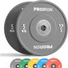 PROIRON Dischi Bumper Palestra 50mm, Pesi Bilanciere 20kg x 1,Dischi Olimpici in Gomma Dura per Sollevamento Pesi
