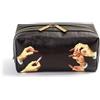 SELETTI BEAUTY CASE LIPSTICK, TOILETPAPER NERO, L: 25 x 12 cm, h 12 cm