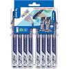 Pilot FriXion Fineliner - Set evolutivo da 8 colori assortiti, punta fine