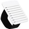YUMILI Supporto per Estensioni Ciglia 8-15mm - Piano Innesto Antiaderente in Plastica Composita con Cintura Polso, Design Ergonomico 8x5.5cm per Parrucchieri (Bianco)